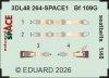Eduard 3DL48264 Bf 109G seatbelts SPACE for  1/48